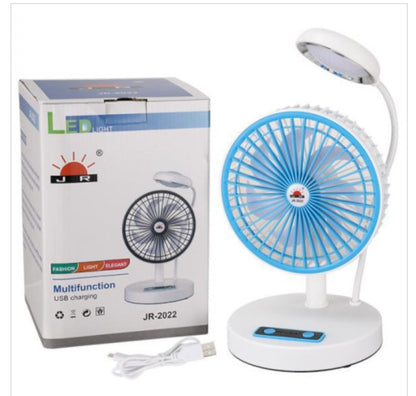 Rechargeable Folding Mini Fan with LED Light –JR2022