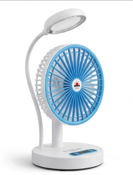 Rechargeable Folding Mini Fan with LED Light –JR2022